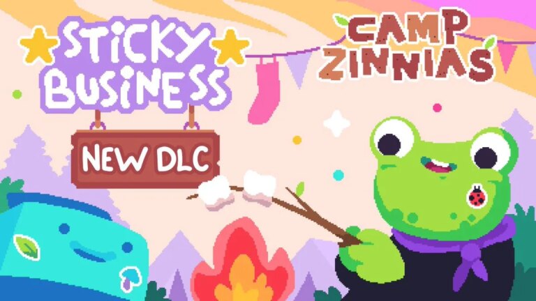 Sticky Business expands its sticker shop with nature-themed DLC Camp Zinnias